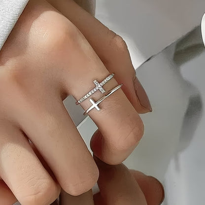 Double-Band Cross Ring